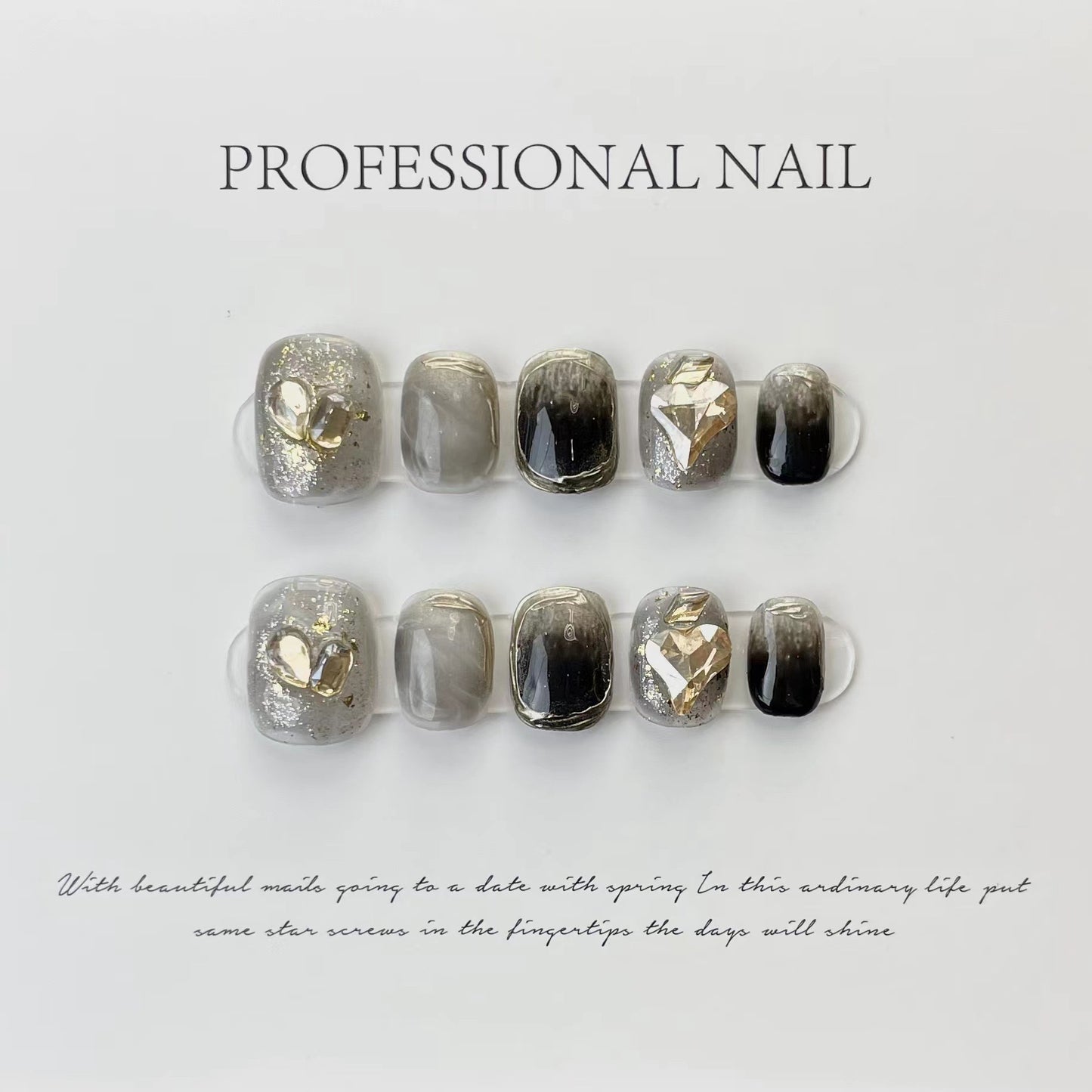 Smoky Silver Shimmer – Sultry Elegance with a Dazzling Twist