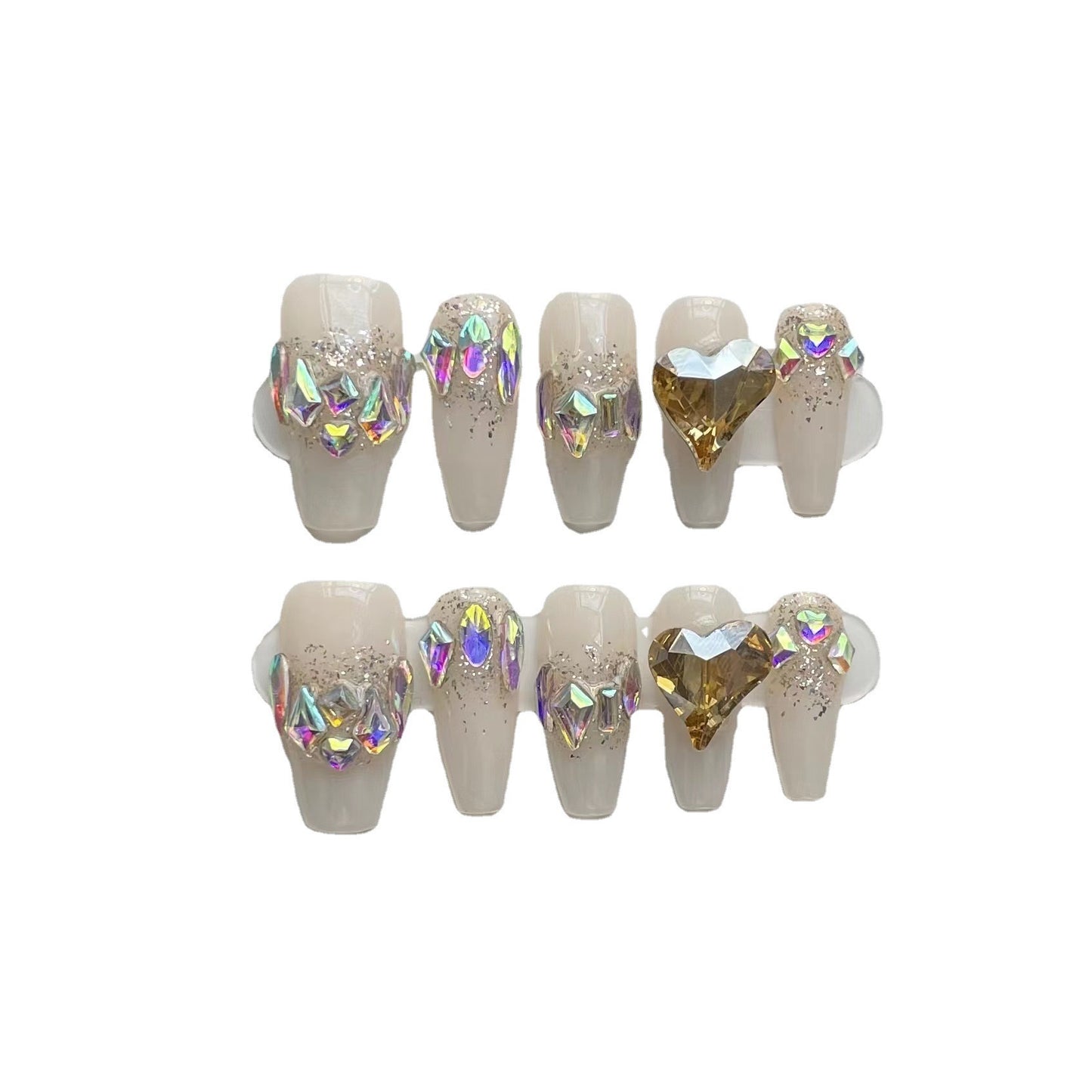 Diamond Dust & Golden Love – Glamorous, Sparkling, and Timeless