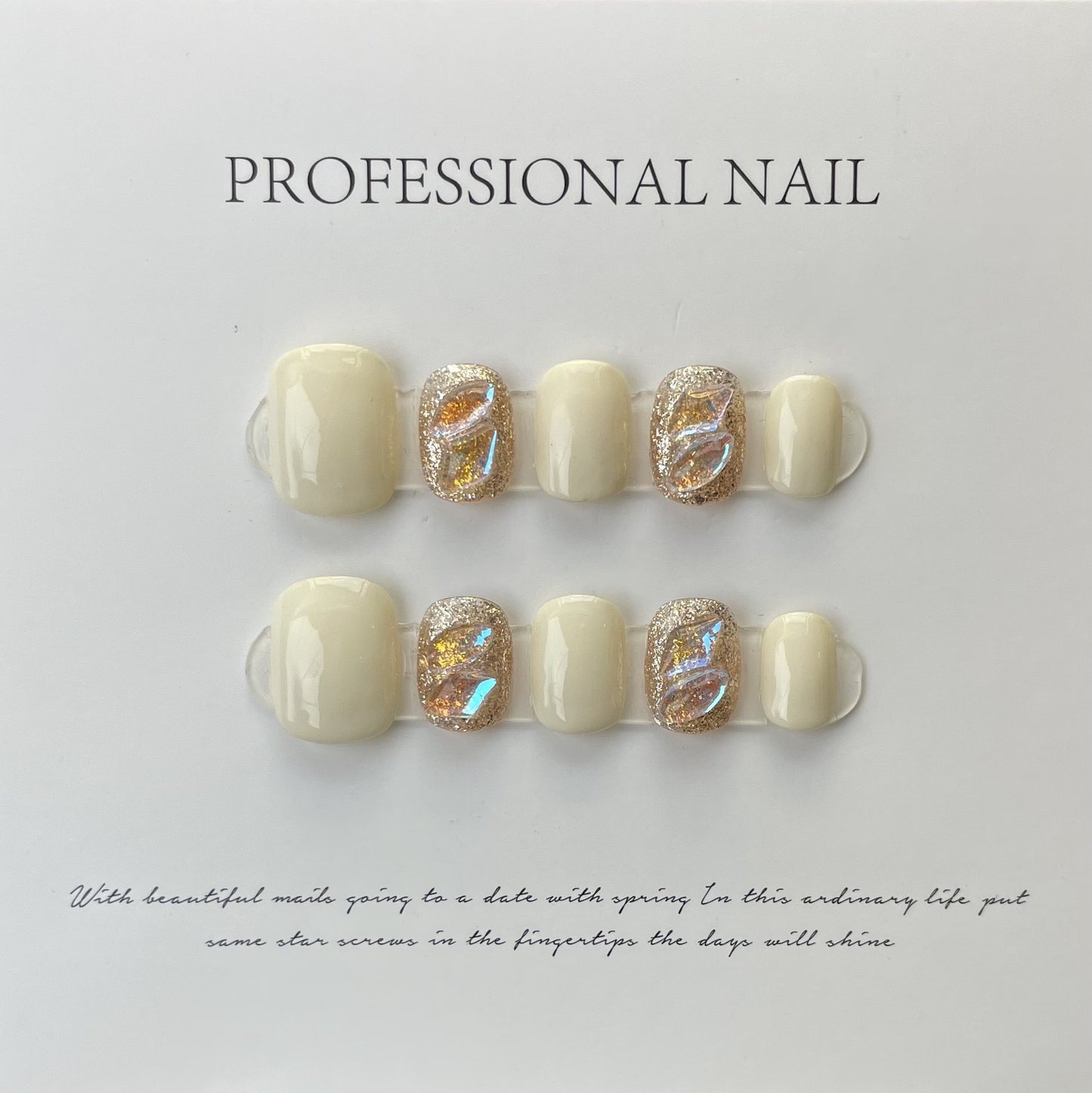 Golden Champagne Glow – Effortless Elegance with a Touch of Sparkle