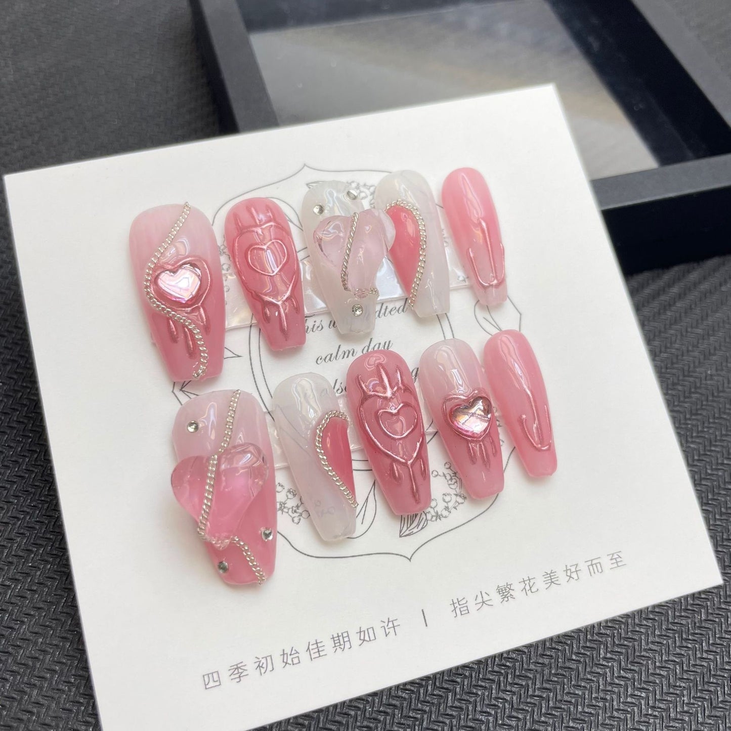 Love in Bloom Pink Heart Delight – Sweet, Romantic, and Playful