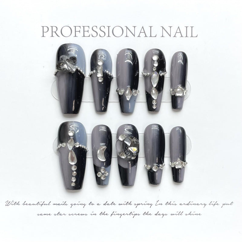 Noir Enchanté – Elegant Dark Mystique with Brilliant Luster