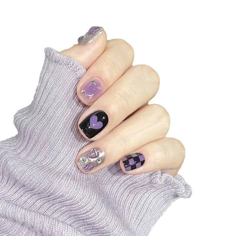 Purple Haze Checker Chic