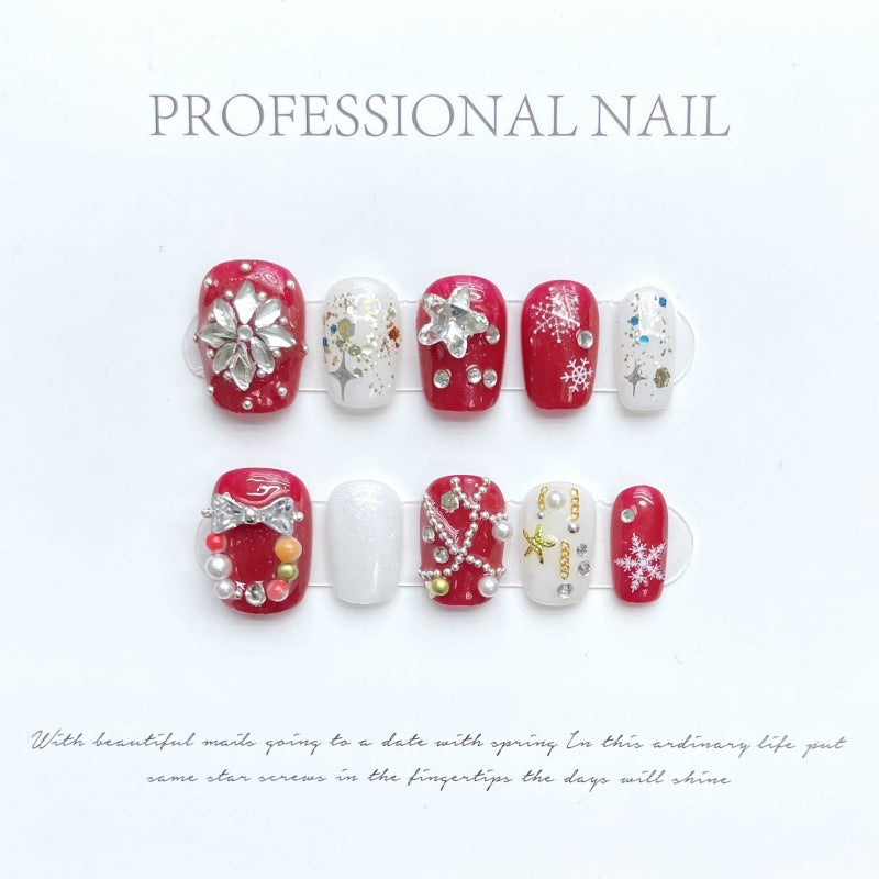 Charming Snowflake – Winter Holiday Glow with Magical Sparkle