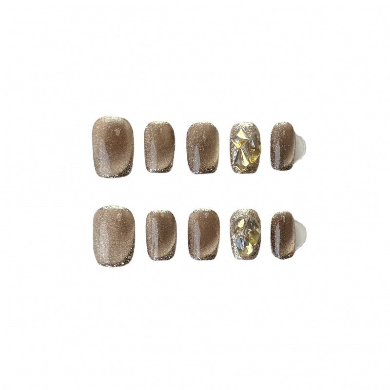 Gilded Feline Crystal Gaze – Fierce Elegance, Luxe Allure