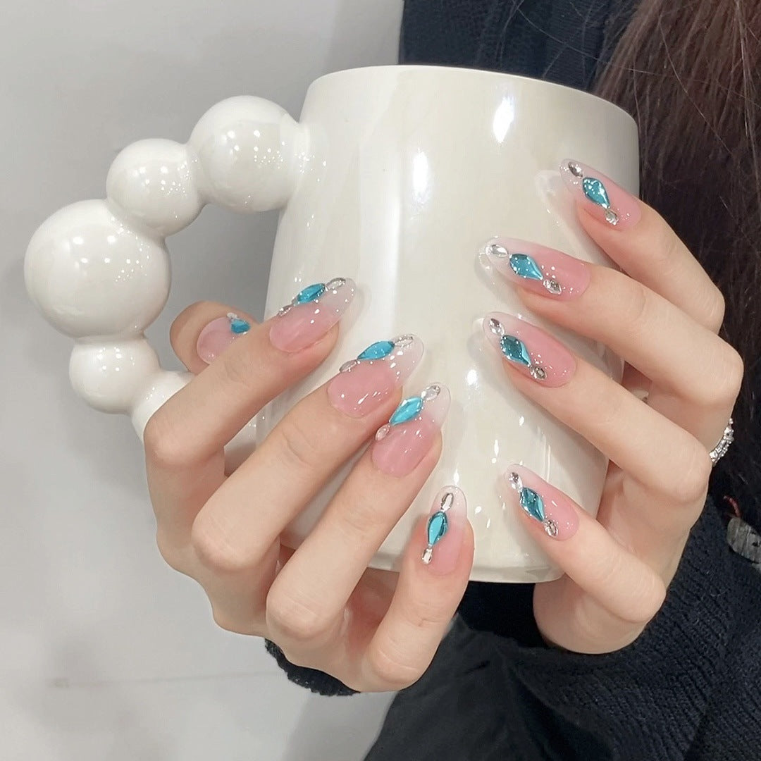 Crystal Clear Glimmers – Radiant Blue Accents for a Dazzling Shine