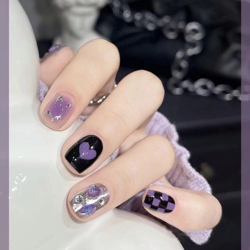Purple Haze Checker Chic