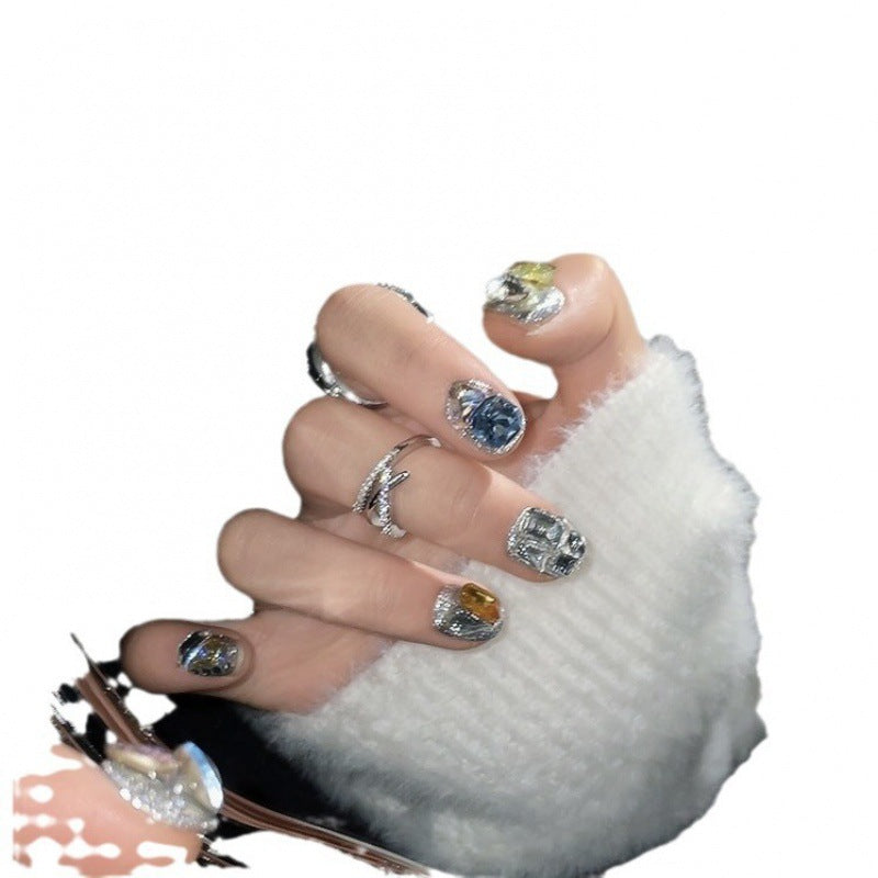 Aqua Radiance – Crystal Clear Nails with Glorious Sparkle