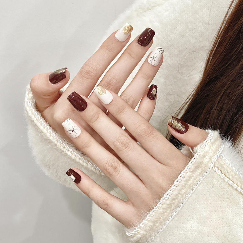 Crimson Luxe Bloom – Bold Red Elegance with a Golden Kiss