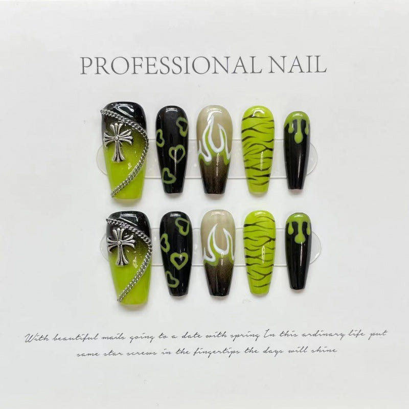 Glistening Emerald Ember – Magical Glow and Fiery Radiance