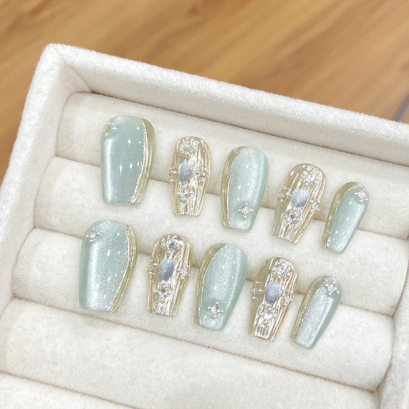 Frosted Gem Blue – Chic Icy Hues with a Dazzling Gem Finish