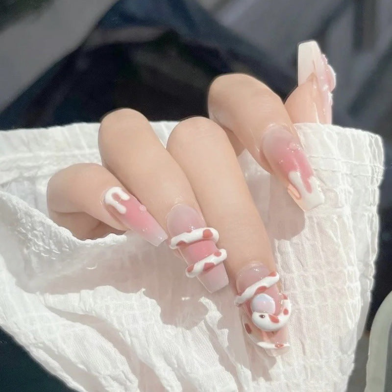 Ivory Twist Chic – Delicate Cream Tones with a Modern Swirl Flair