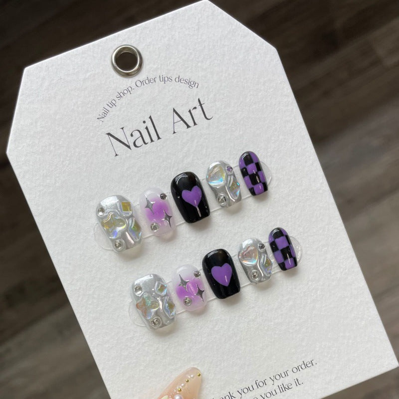 Purple Haze Checker Chic