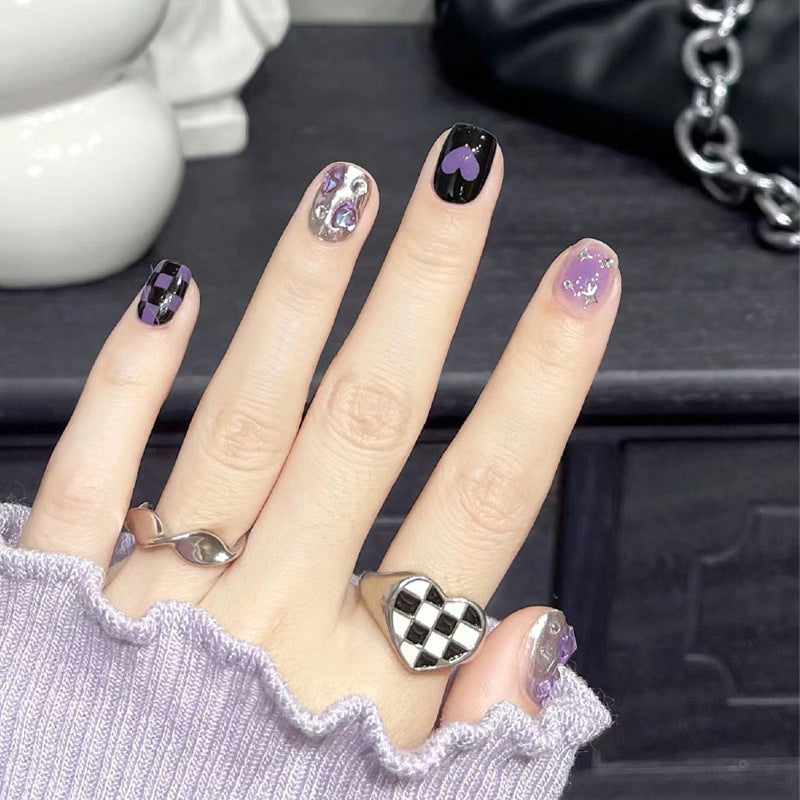 Purple Haze Checker Chic