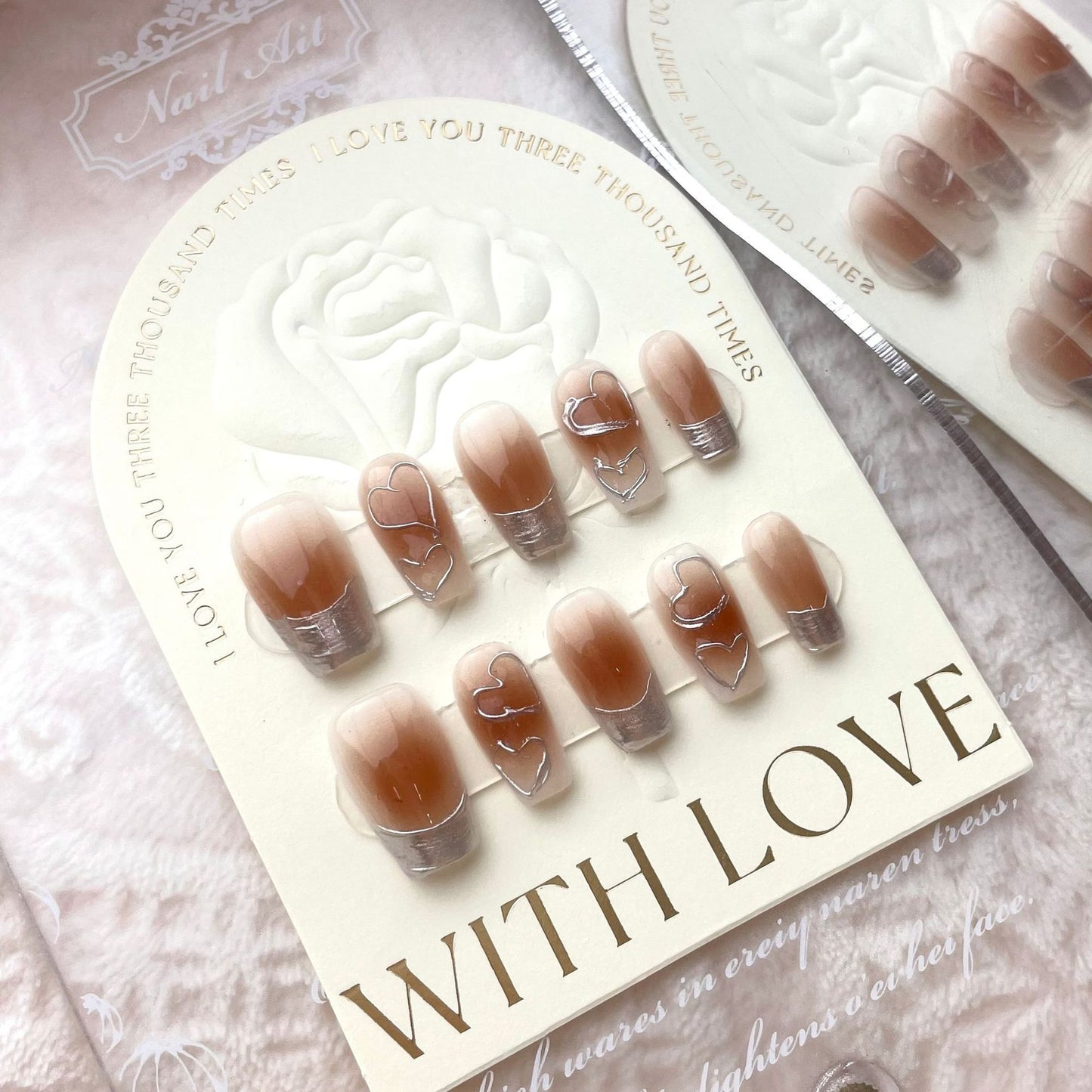 Autumn Gleam – Elegant Long Rust with Silver Highlights