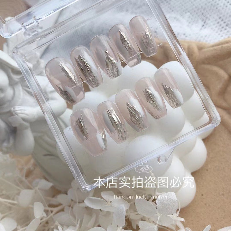 Blush Frost Radiance – Icy Elegance with a Rosy Glow
