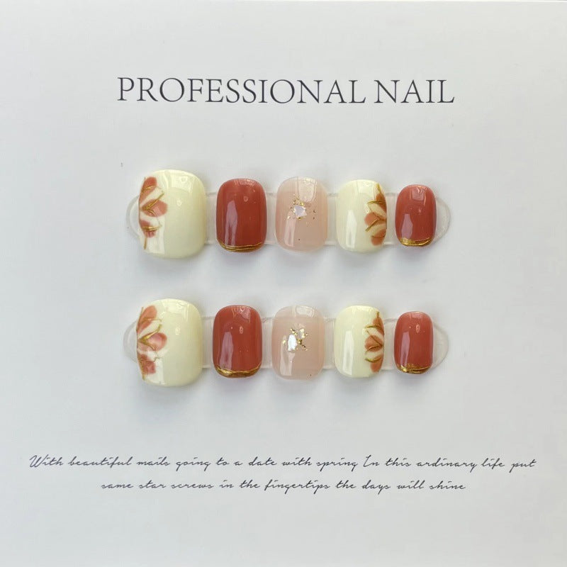 Petal Luxe Bloom – Gilded Floral Elegance in Blush & Pearl