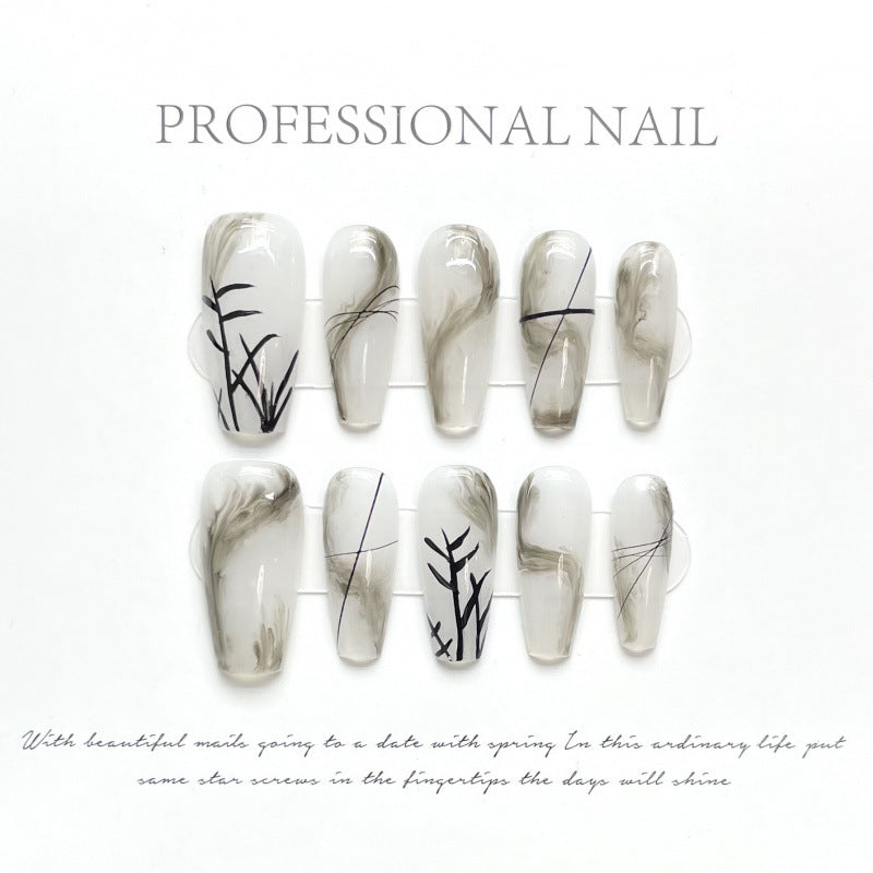 Serene Bamboo Ink Wash – A Perfect Harmony of Tranquil Beauty