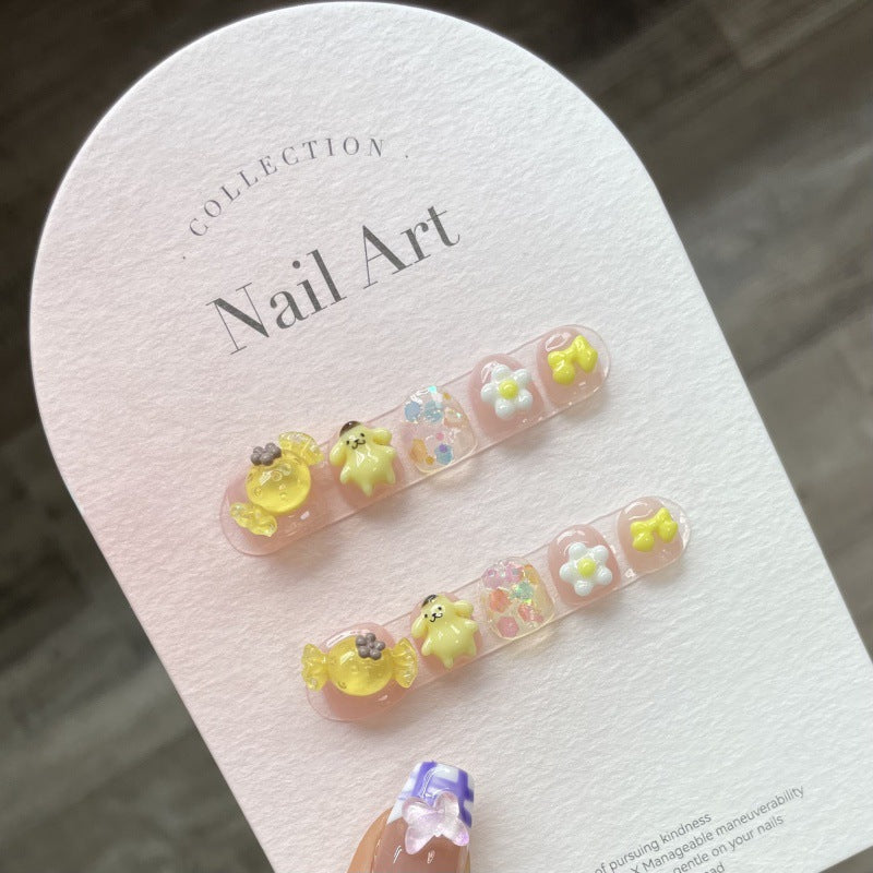 Bear Blossom Joy – Sweet Dainty Design with Happy Appliqués