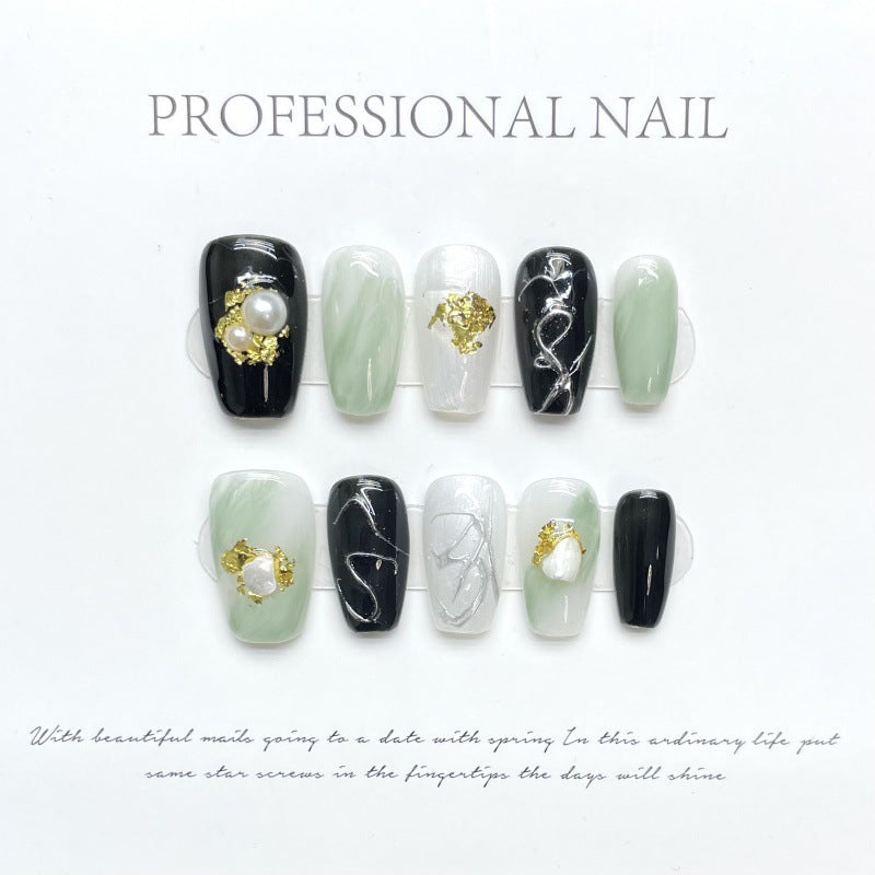 Verdant Radiance – Blooming Sparkle in Fresh Green Glow