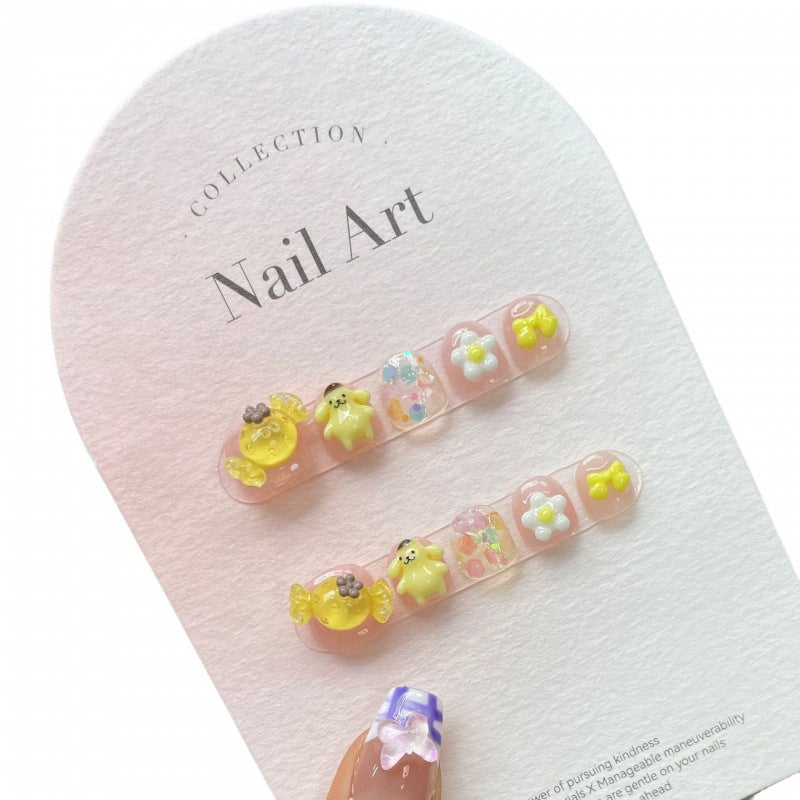 Bear Blossom Joy – Sweet Dainty Design with Happy Appliqués