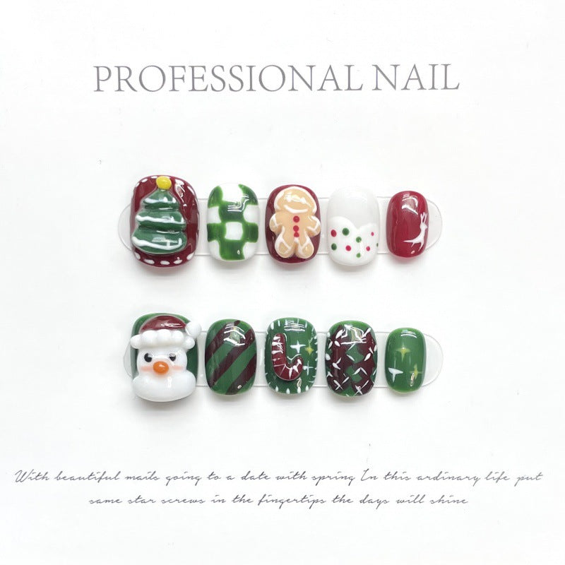 Merry Brushstrokes – Cheerful Christmas with Artistic Joy
