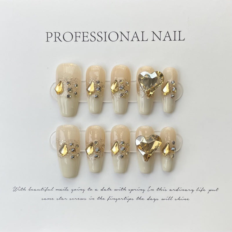 Timeless Heartfelt Elegance – Classy Silver & Gold Hearts with Gemstone Accents