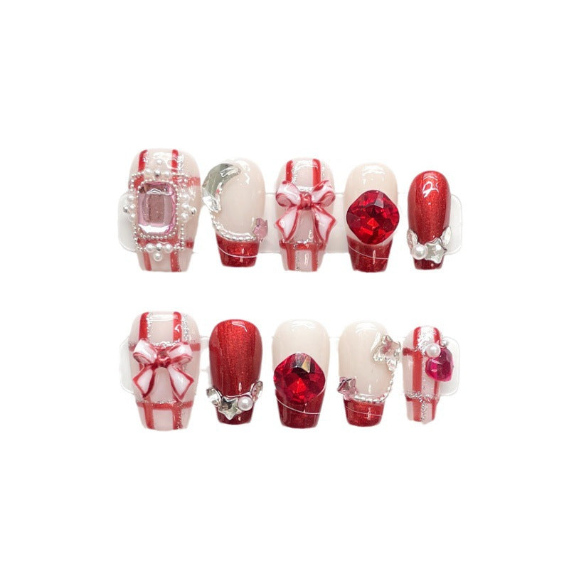 Candy Cane Bliss – Sweet Elegance with a Touch of Holiday Charm