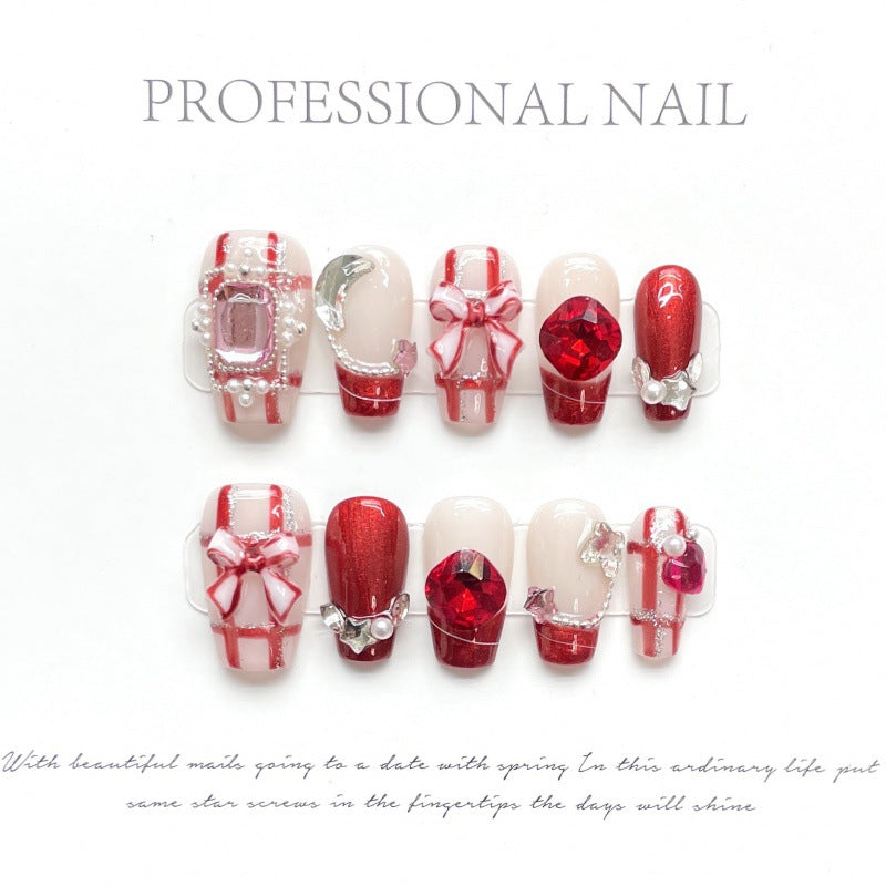 Candy Cane Bliss – Sweet Elegance with a Touch of Holiday Charm