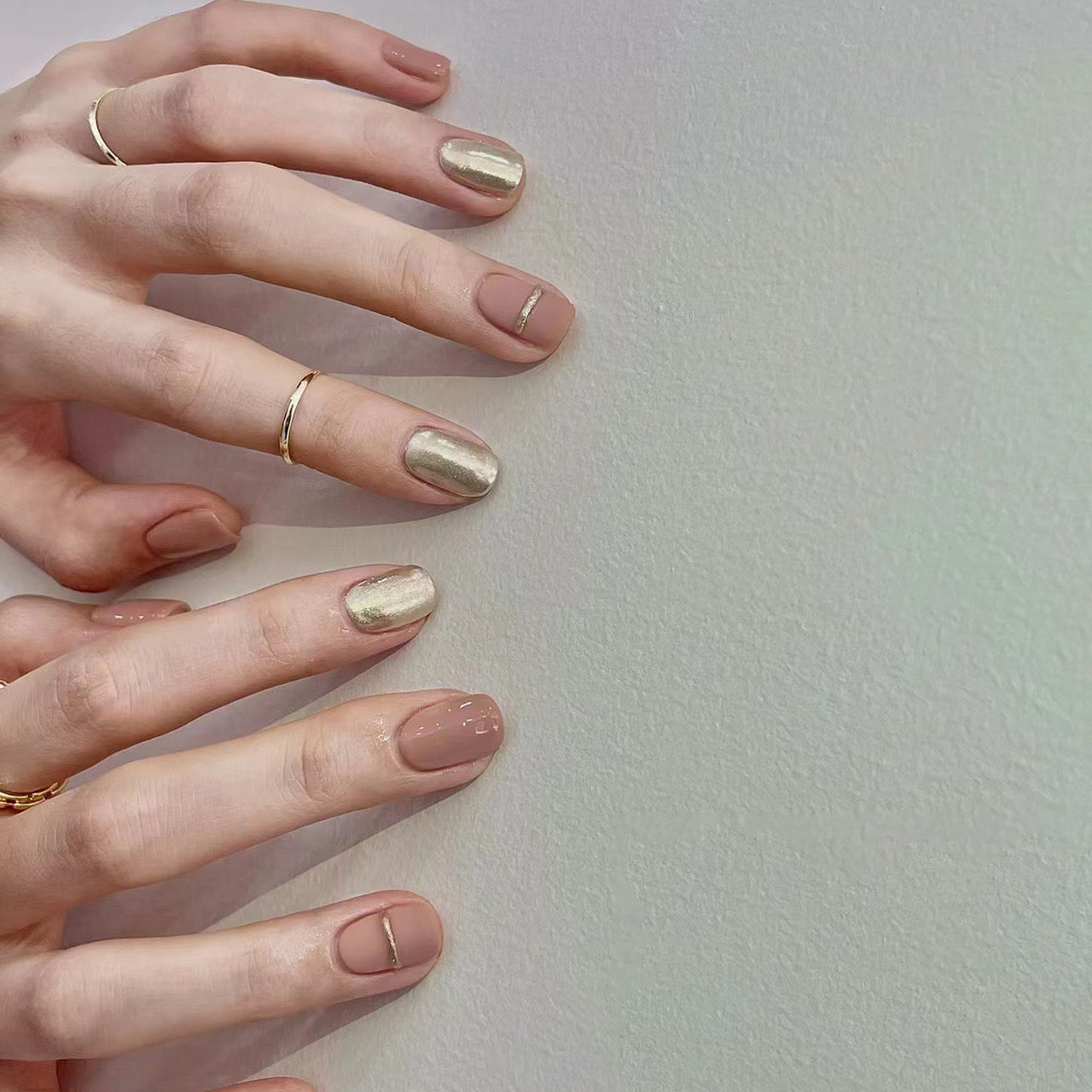 Minimalist Marvels Gel Nails