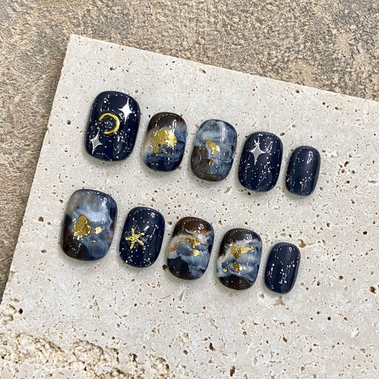 Starry Night Elegance – Celestial Glamour, Midnight Allure