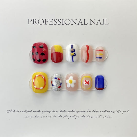 Ladybug Luck and Pastel Bloom – Whimsical, Cheerful, and Playfully Elegant