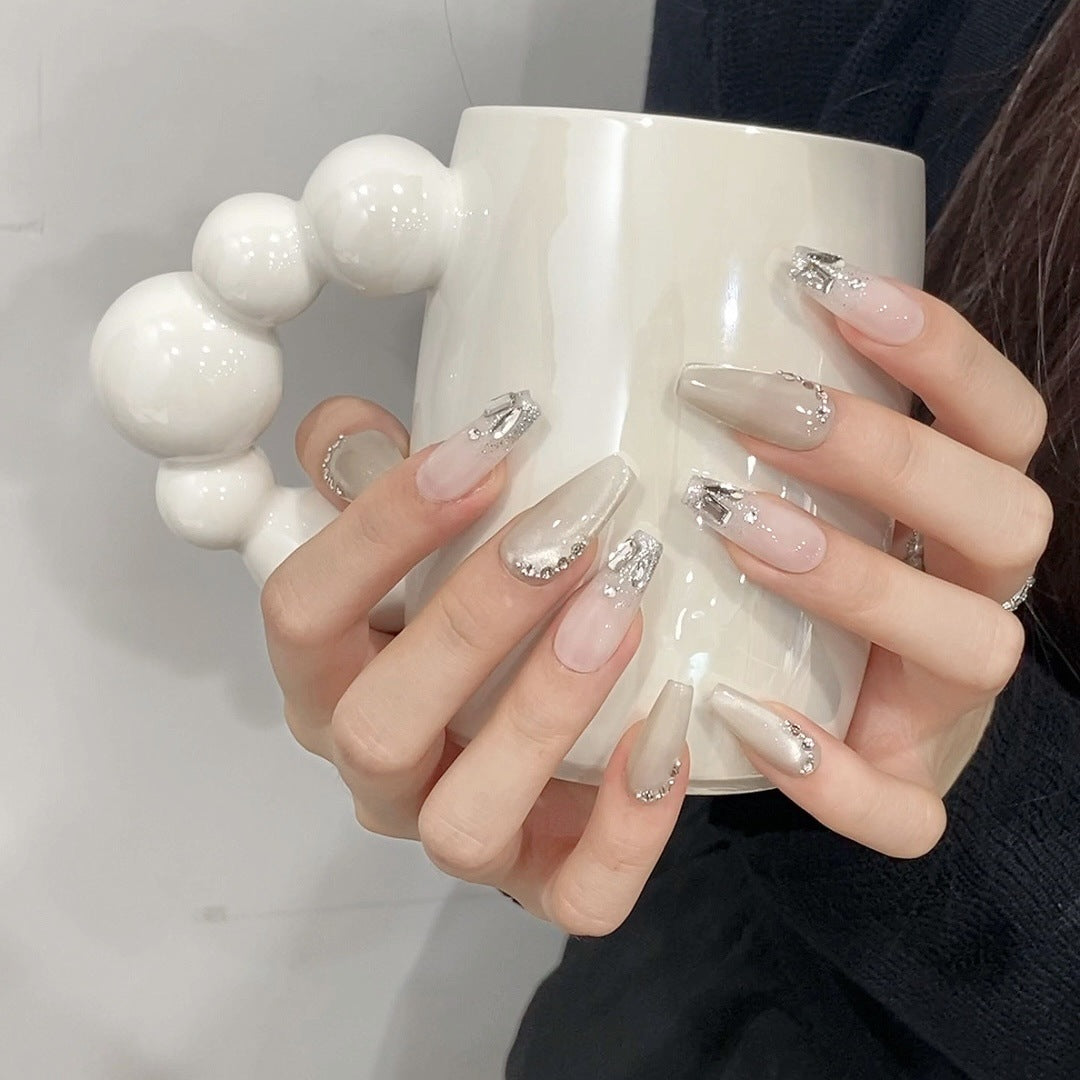 Sparkling Silver Mirage with Playful Radiance