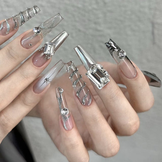 Ice Diamond Mirror – Cool Elegance, Brilliant Shine