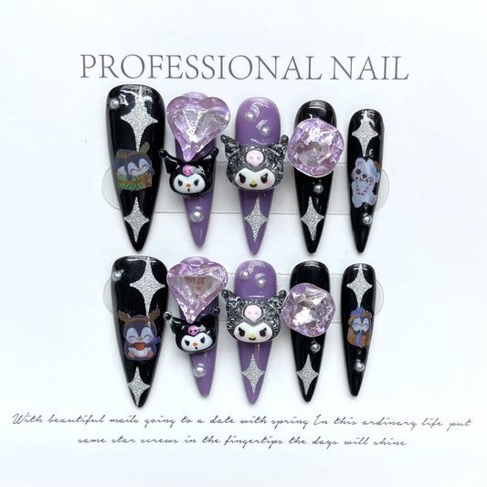 Kuromi Noir Charm – Dark Elegance with Playful Edge