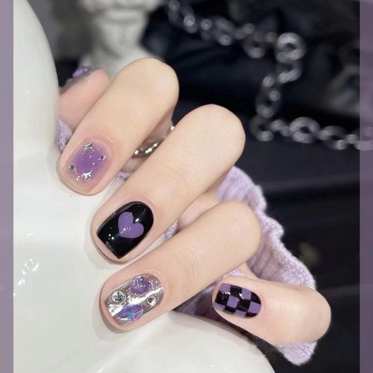 Purple Haze Checker Chic