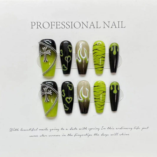 Glistening Emerald Ember – Magical Glow and Fiery Radiance
