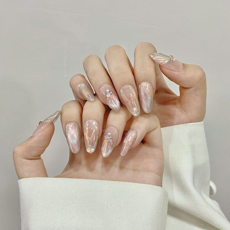 Aurora Glow Elegance – Radiant Sheen with Effortless Grace