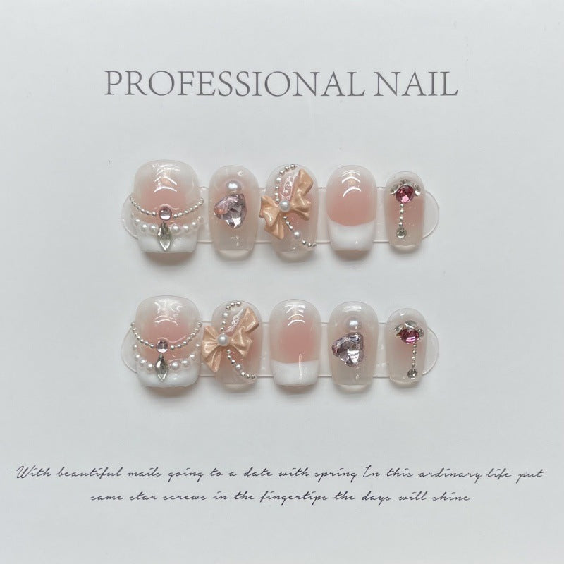 Blushing Desire Glow with Sparkling Enchantment