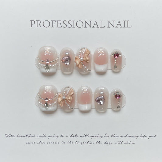 Blushing Desire Glow with Sparkling Enchantment