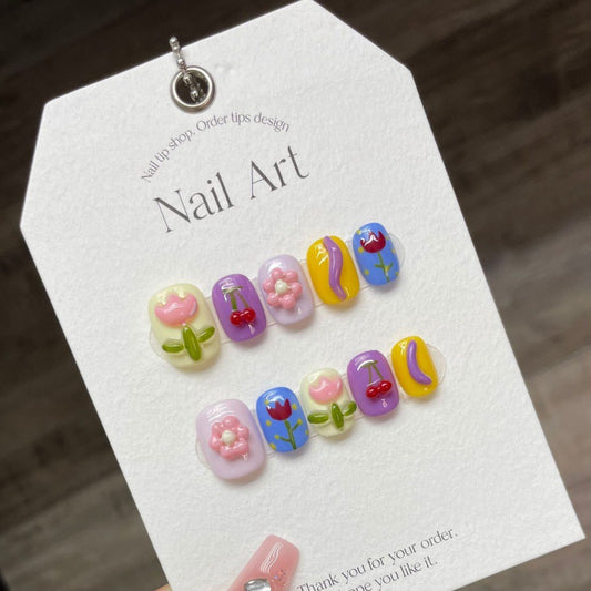 Tulip Bloom Whimsy – Kids' Handcrafted Charm with Playful Delight