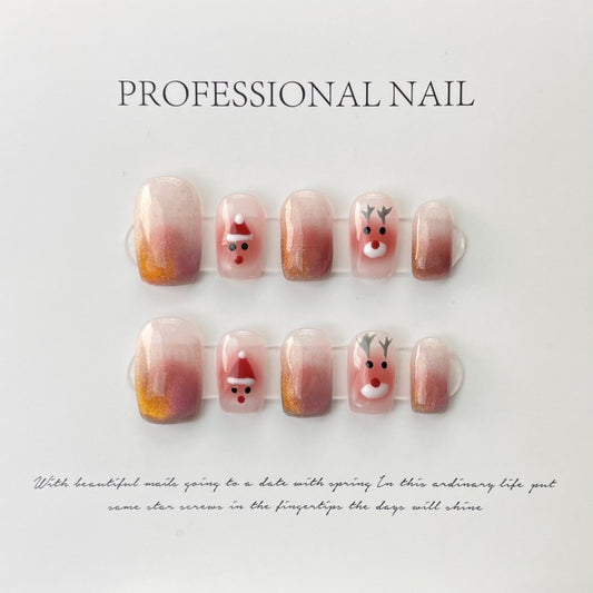 Festive Glow – Glistening Holiday Gradient with Joyful Spark