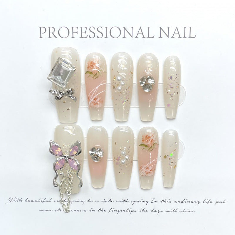 Butterfly Quartz Radiance – Delicate Wings with Luminous Grace