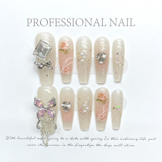 Butterfly Quartz Radiance – Delicate Wings with Luminous Grace