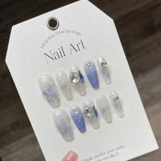 Luminous Sky Blue Smudge – Blissful Shade in Serene Radiance