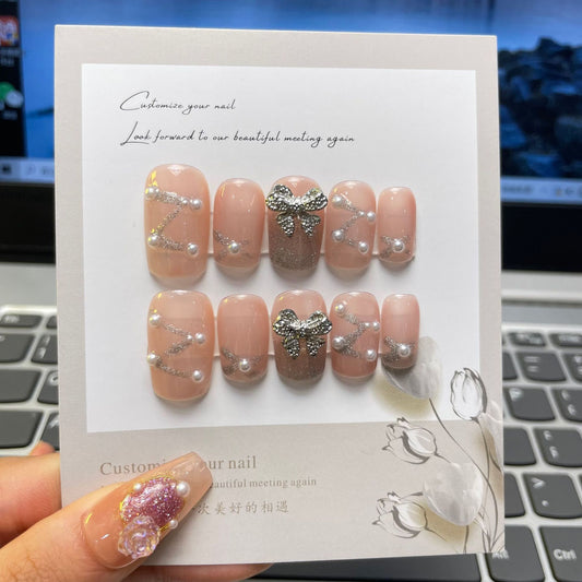Silver Ribbon Radiance – Enhanced with Gleaming Aurora