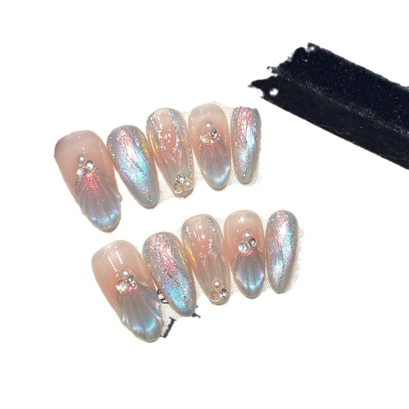 Aurora Glow Elegance – Radiant Sheen with Effortless Grace