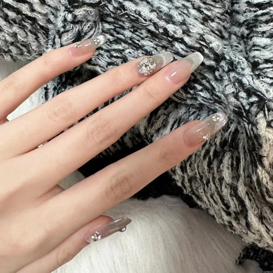 Long Clear Silver Design – Sleek, Modern, and Radiant