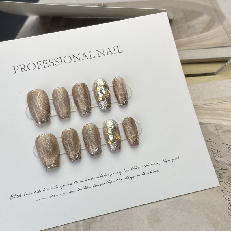 Gilded Feline Crystal Gaze – Fierce Elegance, Luxe Allure