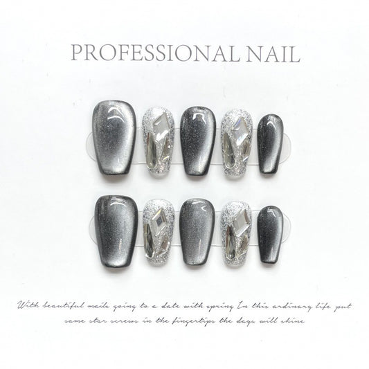 Silver Gray Starry Dream – Celestial Elegance, Subtle Sparkle