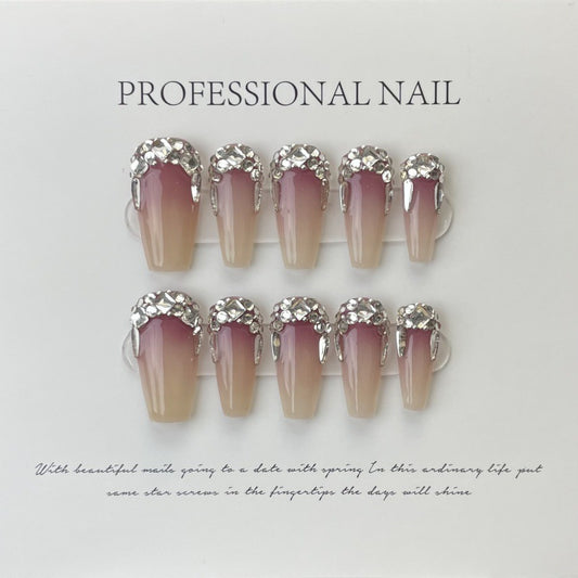 Glass Slipper Glow – Cinderella-Inspired Gradient with Majestic Sparkle
